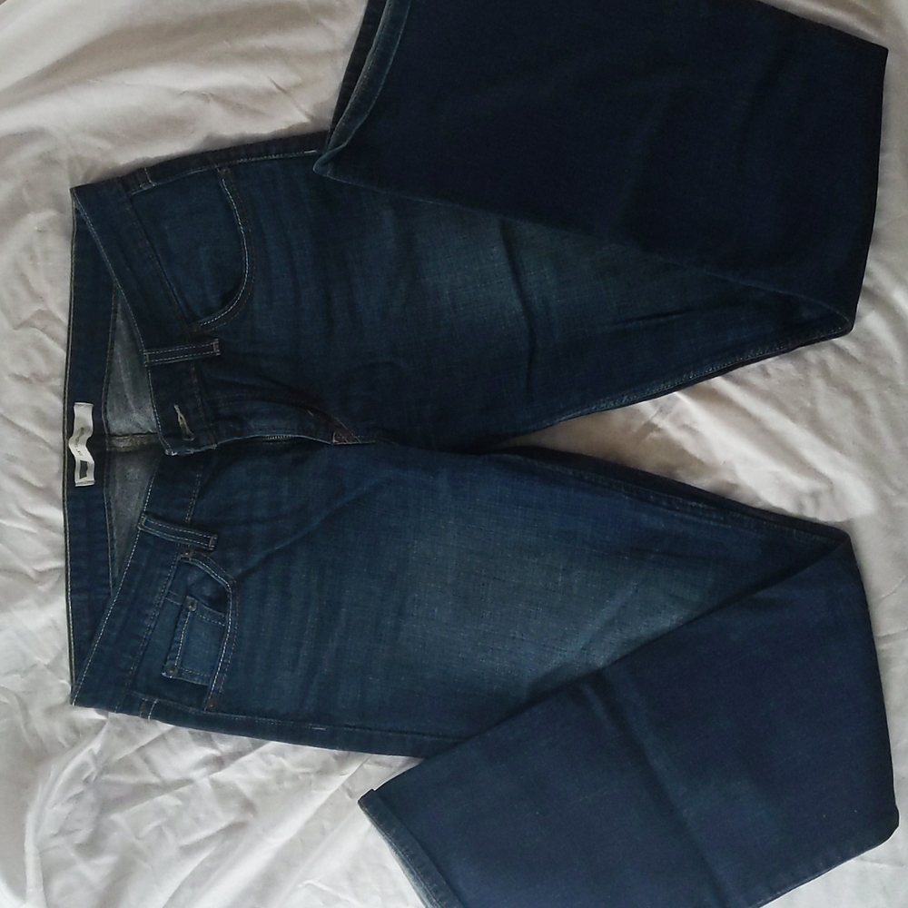 Levi's '518 Super low bootcut flare' dark wash  jeans